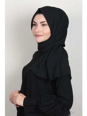 Eşarppark Royal Bürümcük Şal 1453-11 Siyah