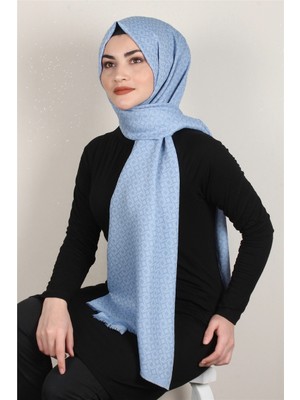 Eşarppark Simerya Şal 1392-8 Buz Mavisi