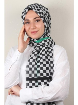 Eşarppark Cotton & Silk Şal 3641-12 Siyah