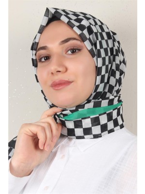 Eşarppark Cotton & Silk Şal 3641-12 Siyah