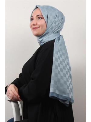 Eşarppark Lotus Ipeksi Şal 2746-23 Mint Mavisi