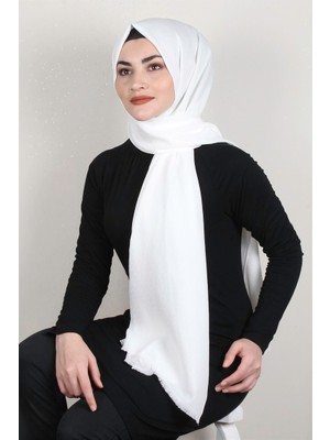 Eşarppark Simerya Şal 1392-13 Beyaz