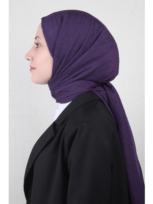 Eşarppark Bambu Kraşlı Şal 2724-111 Mor