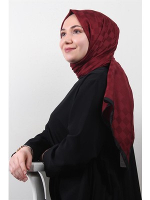 Eşarppark Lotus Ipeksi Şal 2746-21 Bordo