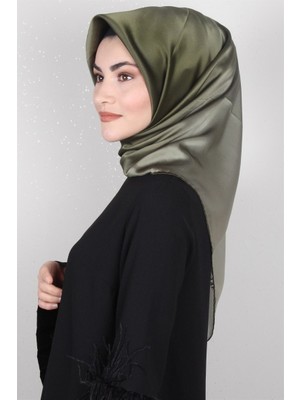 Aker Düz Ipek Eşarp 7656701-352 Haki