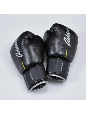 Decathlon Kick Boks, Muay-Thai Eldiveni 500 - Siyah