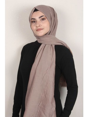 Eşarppark Bambu Kraşlı Şal 2724-4 Sütlü Kahve