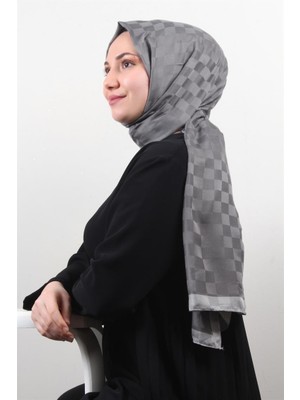 Eşarppark Lotus Ipeksi Şal 2746-17 Füme