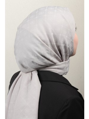 Aker Pamuklu Şal 4109-5 Gri