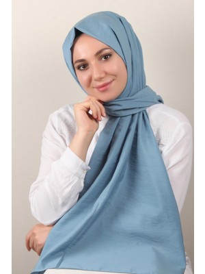 Eşarppark Yaz Serinliği Şal 2752-30 Açık Mavi
