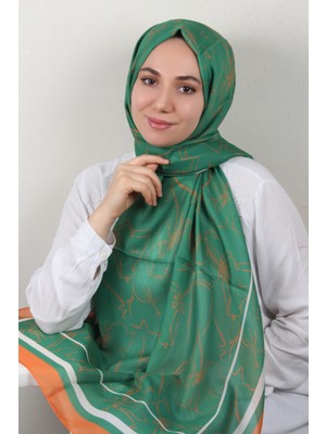 Eşarppark Soft Touch Şal 2777-15 Yeşil