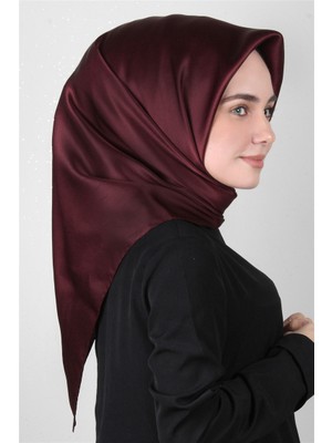 Aker Düz Ipek Eşarp 7747758-343 Bordo