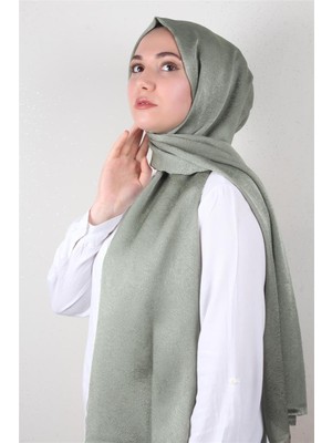 Eşarppark Modakaşmir Jakar Serisi Parmak Izi 2755-26 Yeşil Çay