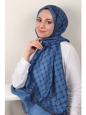 Eşarppark Soft Touch Şal 2764-12 Indigo