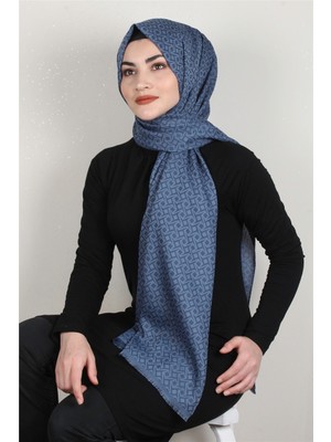Eşarppark Simerya Şal 1392-15 Indigo