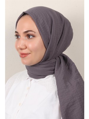 Eşarppark Fresh Pamuk Şal 1488-1 Antrasit