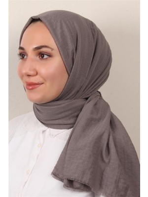 Eşarppark Fresh Pamuk Şal 1488-17 Füme