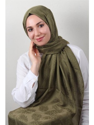 Eşarppark Modakaşmir Jakar Serisi 2762-7 Tay Tüyü Haki