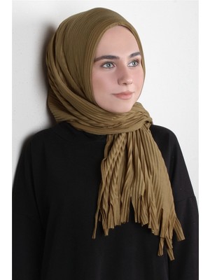 Eşarppark Pamuklu Hazır Şal 1589-15 Hardal