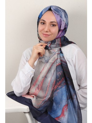 Eşarppark Soft Touch Şal 2775-11 Lacivert