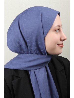 Aker Pamuklu Şal 4109-6 Indigo