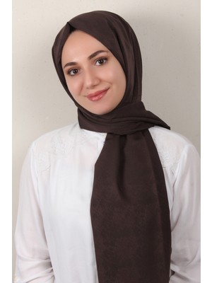 Eşarppark Armine Jakar Capri Şal 3108-12 Kahverengi