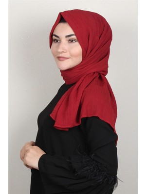 Eşarppark Royal Bürümcük Şal 1453-7 Kırmızı