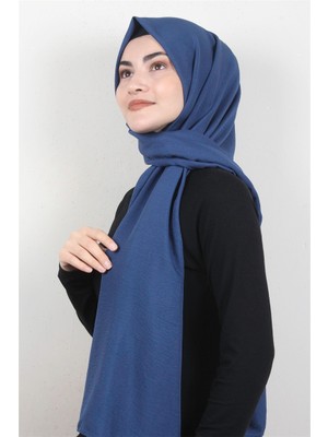 Eşarppark Prime Pamuk Şal 5501-15 Koyu Indigo