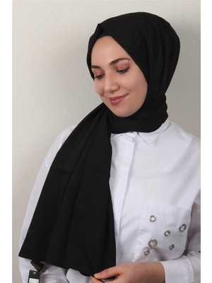 Eşarppark Jakarlı Icon Şal 3103-6 Siyah