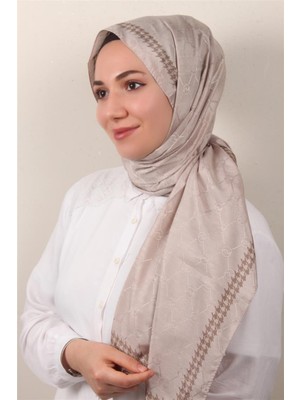 Eşarppark Fashion Ipeksi Şal 2882-12 Koyu Taş