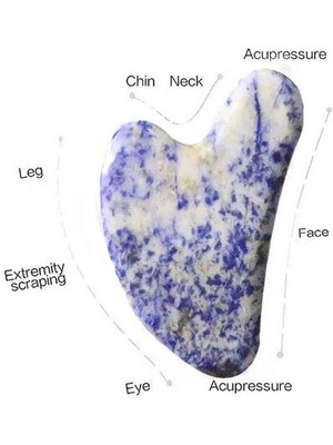 HD Marketim Güzellik Doğal Taş Sodalit Yüz Masaj Çakra Cilt Bakım Reiki Kadın