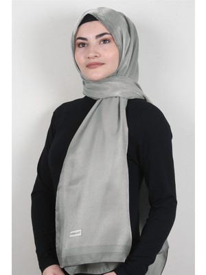 Piramit Elizya Simli Şal 4000-40 Koyu Taş