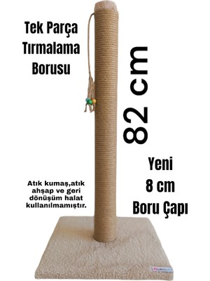 Lena Pet Kedi Tırmalama Tahtası 82CM Açık Kahve