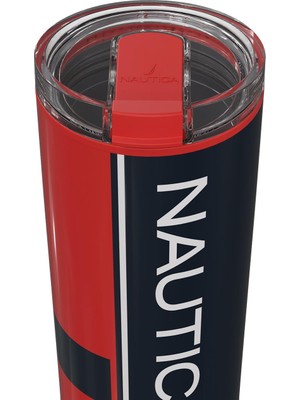 Nautica NTM02 Sport Termos Paslanmaz Çelik 950 ml Navy Kırmızı