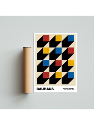 Kaynock Bauhaus 8 21 x 30CM - Beyaz Çerçeveli