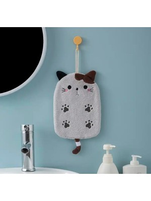 Piraye Gift Sevimli Kedili El Havlusu