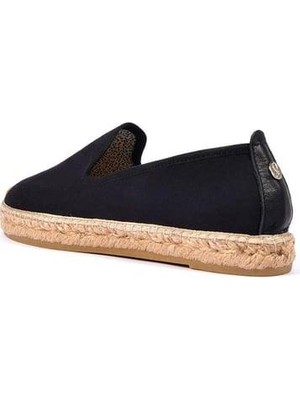 Su Espadril Bionda Siyah Kadın Düz Espadril