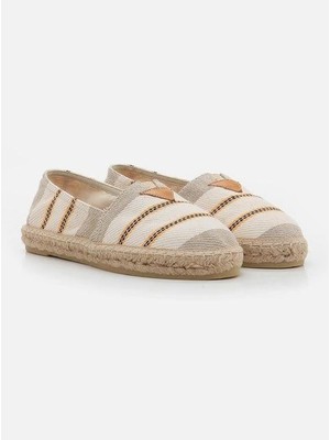Su Espadril Alani Bej Kadın Düz Espadril