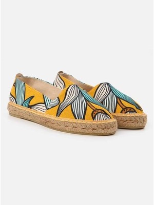 Su Espadril Artsy Sarı Kadın Düz Espadril