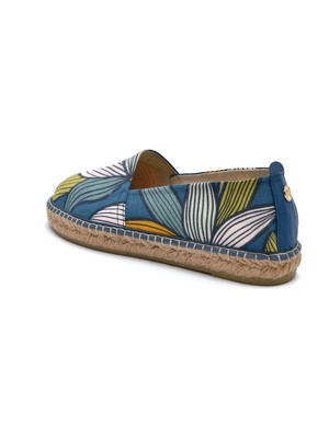 Su Espadril Artsy Mavi Kadın Düz Espadril