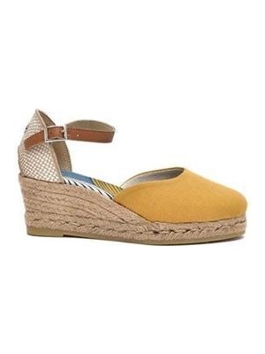 Su Espadril Meghan Sarı Kadın Dolgu Topuklu Espadril
