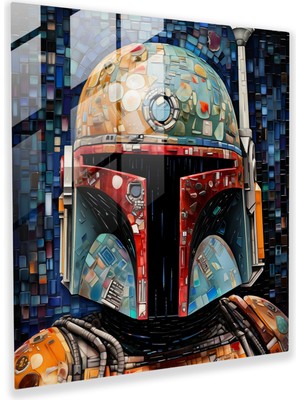 Painted Anarchy Star Wars Mosaic Glass Print, 30X30