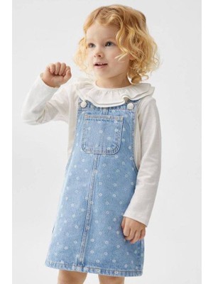 Tude Kids Yeni Sezon Kız Çocuk Kot Denim Jile/elbise