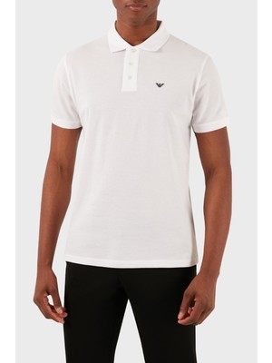 Emporio Armani Logolu Pamuklu Regular Fit Polo Yaka T Shirt Erkek Polo Yaka T Shirt 8N1FQ2 1jtkz 0100