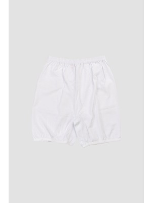 Ceylanoğlu 6'lı Kız Çocuk Sade Paçalı KÜLOT-341 Beyaz