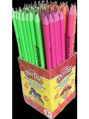 Play-Doh Woodfree Kurşun Kalem Neon 72'li