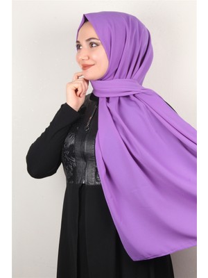 Eşarppark Medine Ipeği Şal Lux 1363-25 Leylak