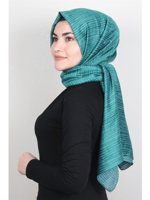 Eşarppark Çizgili Royal Şal 1497-16 Cam Göbeği