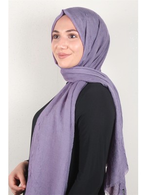 Eşarppark Bambu Kraşlı Şal 2724-40 Sümbül