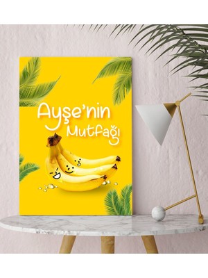 BK Kişiye Özel Mutfak Konseptli Kanvas Tablo 30X50CM-20